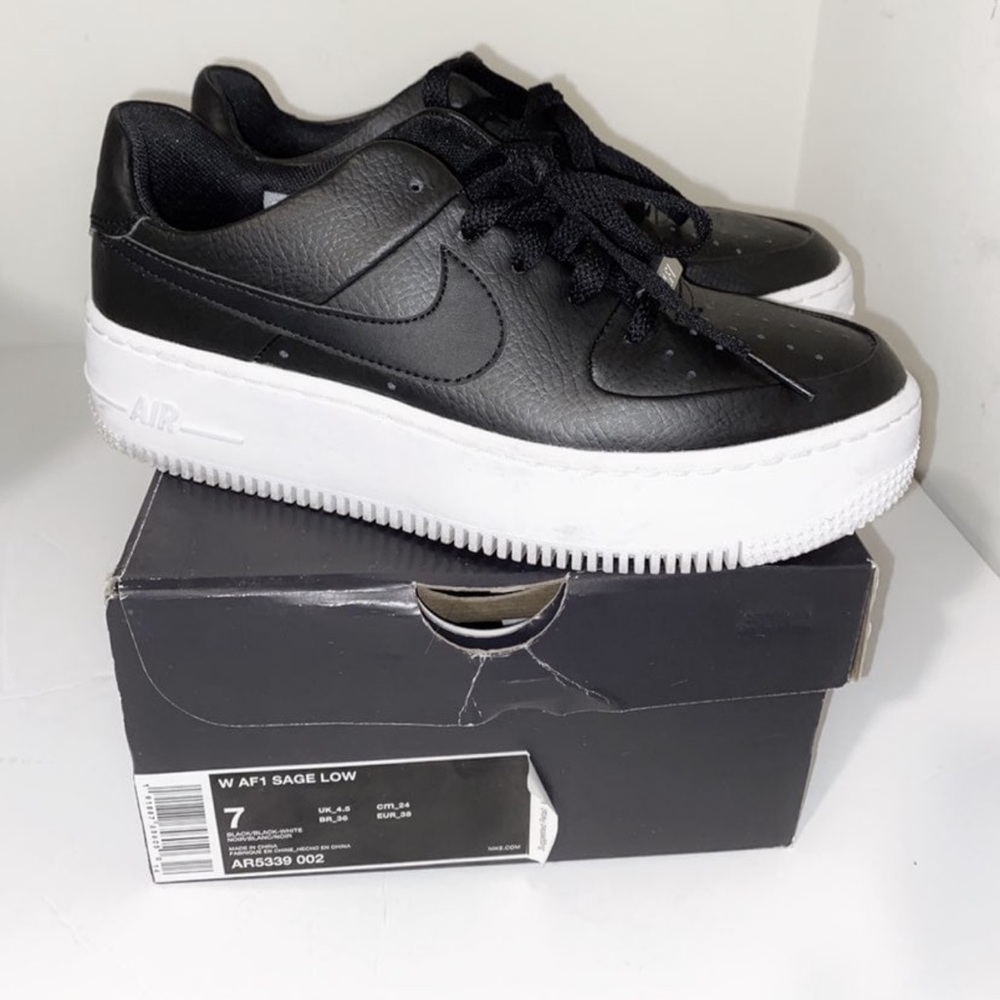 Nike Air Force 1 Sage Low/ Black&White